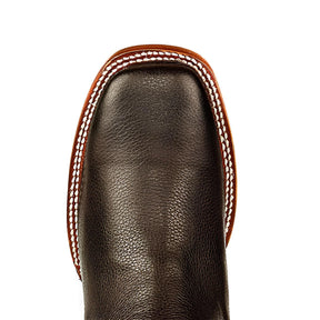 Kit Bota Ortopédica Masculina Force de 100% Cuero Bovino + Cinturón Country, Gorro Estilo Modão y Cartera ¡GRATIS!
