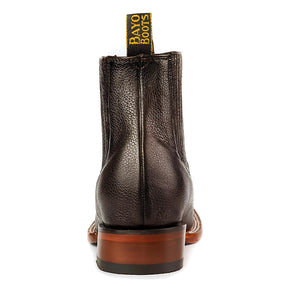 Kit Bota Ortopédica Masculina Force de 100% Cuero Bovino + Cinturón Country, Gorro Estilo Modão y Cartera ¡GRATIS!
